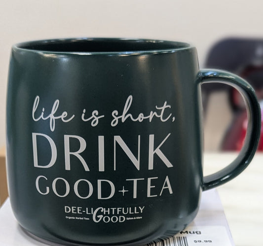 Green Mug - Life is Short