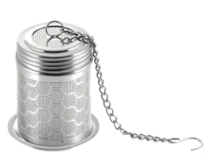 Fine Mesh Tea Infuser with Drip Tray