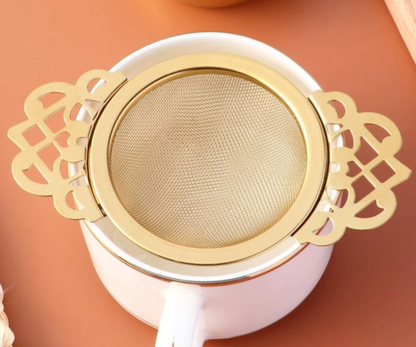 Tea Infuser/Strainer with Drip Tray